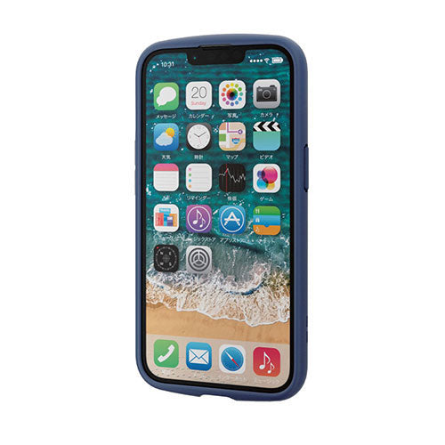 エレコム iPhone 14 TOUGH SLIM LITE フレームカラー 背面ガラス PM-A22ATSLFCGNV
