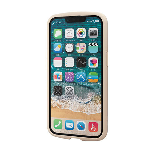 エレコム iPhone 14 TOUGH SLIM LITE フレームカラー リング付 PM-A22ATSLFCRIV