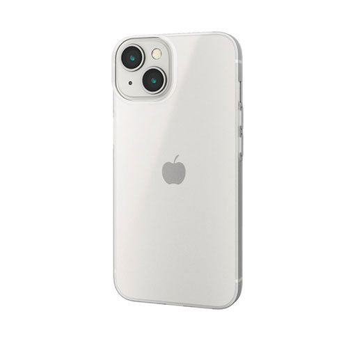 エレコム iPhone 14 ソフトケース 薄型 シルキークリア PM-A22AUCUMCR