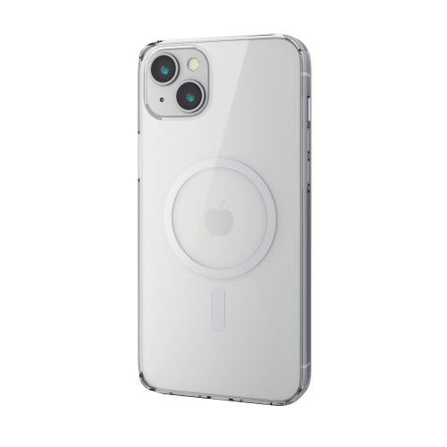 エレコム iPhone 14 Plus ハイブリッドケース MAGKEEP PM-A22BMAG02WH
