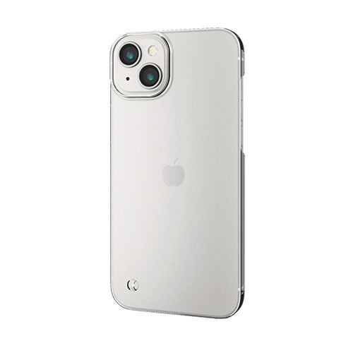 エレコム iPhone 14 Plus ハードケース ストラップホール付 PM-A22BPVCR