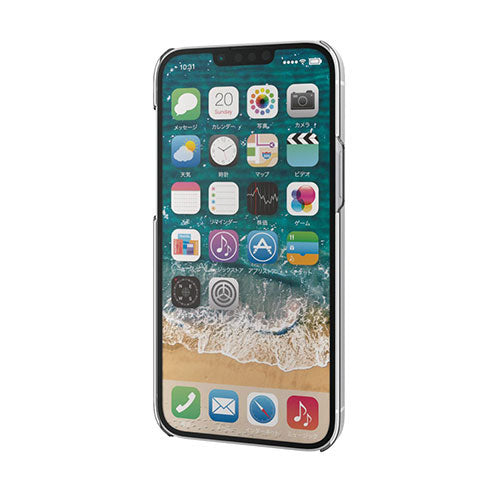 エレコム iPhone 14 Plus ハードケース ストラップホール付 PM-A22BPVCR
