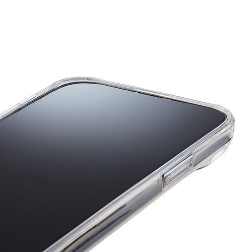 エレコム iPhone 14 Plus ハイブリッドケース Appleテクスチャ PM-A22BTSGCAT