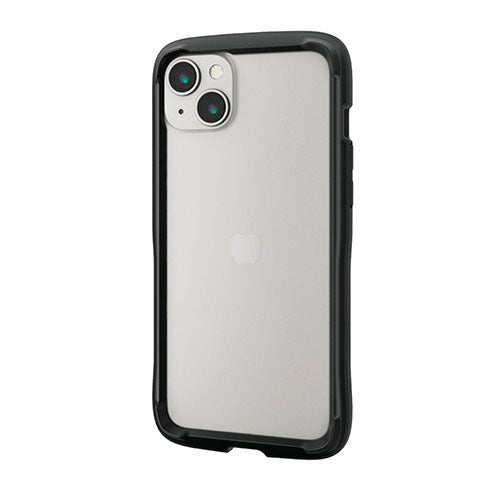 エレコム iPhone 14 Plus TOUGH SLIM LITE バンパー PM-A22BTSLBBK