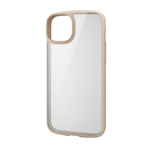 エレコム iPhone 14 Plus TOUGH SLIM LITE フレームカラー 背面ガラス PM-A22BTSLFCGIV