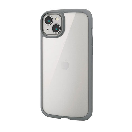エレコム iPhone 14 Plus TOUGH SLIM LITE フレームカラー PM-A22BTSLFCGY
