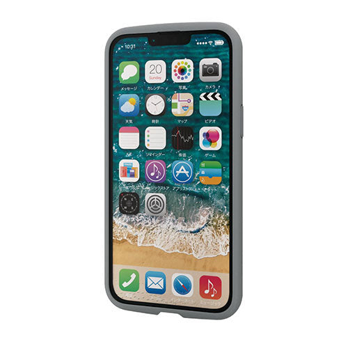 エレコム iPhone 14 Plus TOUGH SLIM LITE フレームカラー PM-A22BTSLFCGY