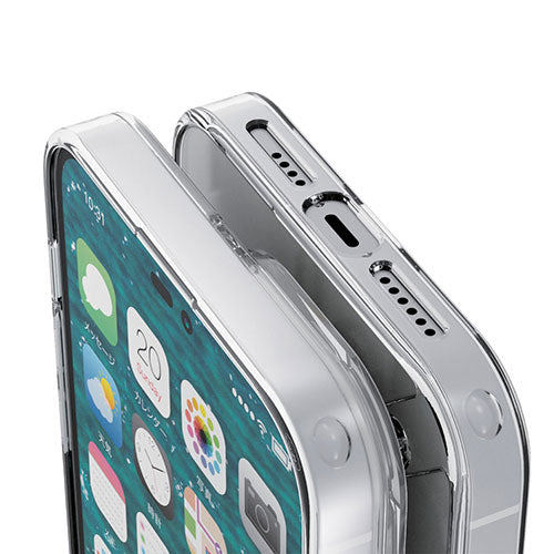 エレコム iPhone 14 Pro Max ハイブリッドケース PM-A22DHVCKCR