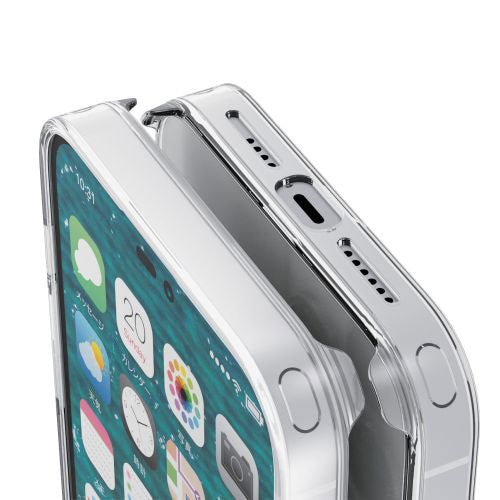 エレコム iPhone 14 Pro Max ハイブリッドケース MAGKEEP PM-A22DMAG02WH