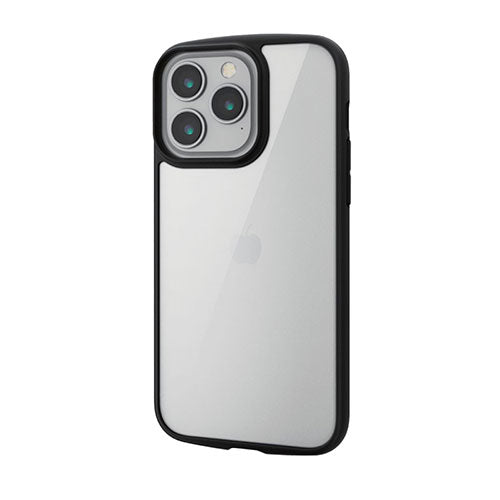 エレコム iPhone 14 Pro Max TOUGH SLIM LITE フレームカラー 背面ガラス PM-A22DTSLFCGBK