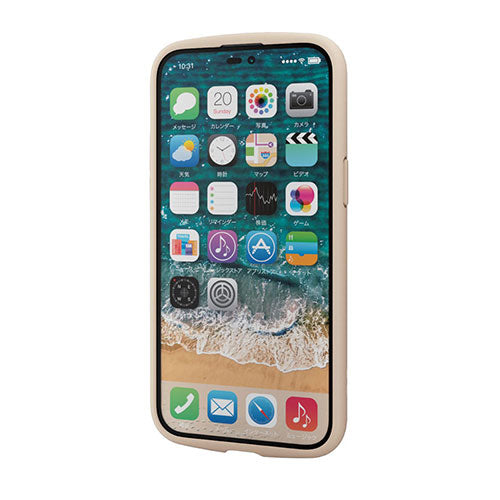 エレコム iPhone 14 Pro Max TOUGH SLIM LITE フレームカラー 背面ガラス PM-A22DTSLFCGIV