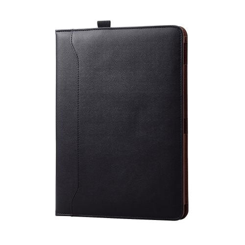 エレコム iPad 第10世代 フラップケース ソフトレザー スタンド付 スリーブポケット スリープ対応 TB-A22RPLFP2BK