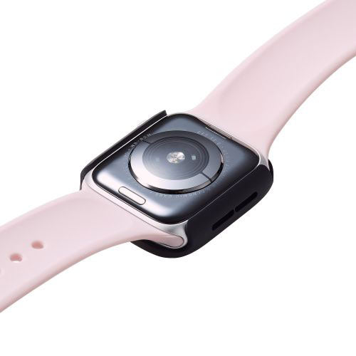 エレコム Apple Watch 40mm用フルカバーケース プレミアムゴリラガラス セラミックコート AW-20SFCGOCBK