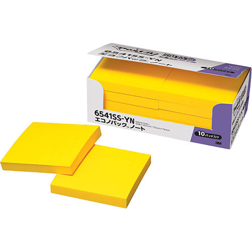 3M Post-it ポストイット エコノパック強粘着ノート 3M-6541SS-YN