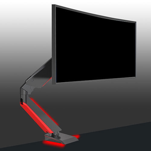 Lumen ルーメン LED搭載ゲーミングモニターアーム　ブラック MA-GS108BK