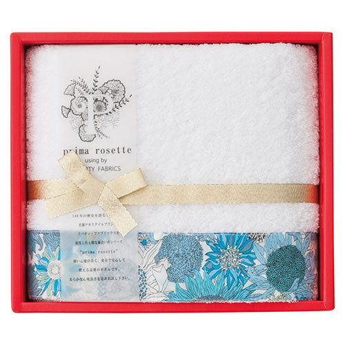 prima rosette using by LIBERTY FABRICS フェイスタオル BL 22313310