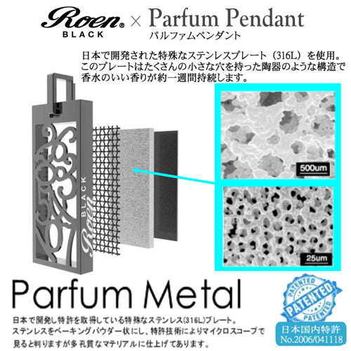 RoenBLACK ナンバー ネックレス ペンダント メンズ レディース ペア ステンレス ROP-005