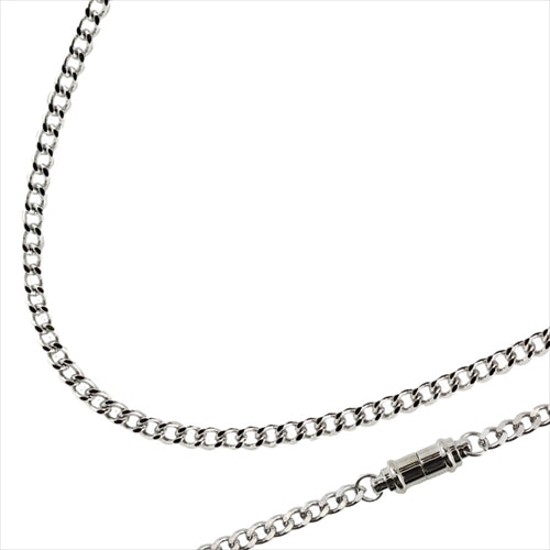 Pure 喜平チェーン 喜平ネックレス 2面 喜平 キヘイ チェーン ネックレス 50cm ステンレス シルバー メンズ レディース 金属アレルギー 対応 太め マグネット 0025pnc-502