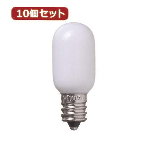 YAZAWA 10個セット ナツメ球15Wクリア T201215CX10