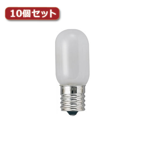 YAZAWA ナツメ球 E12 5W 白 2個パック10個セット 1CT2PX10