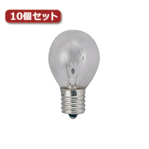 YAZAWA ミニランプ S35 E17 25W形 クリア10個セット S351722CX10