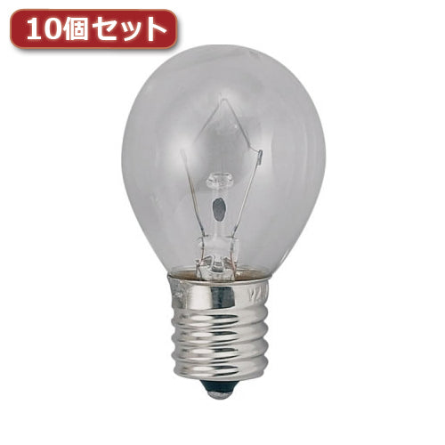 YAZAWA ミニランプ S35 E17 8W クリア10個セット S351708CX10