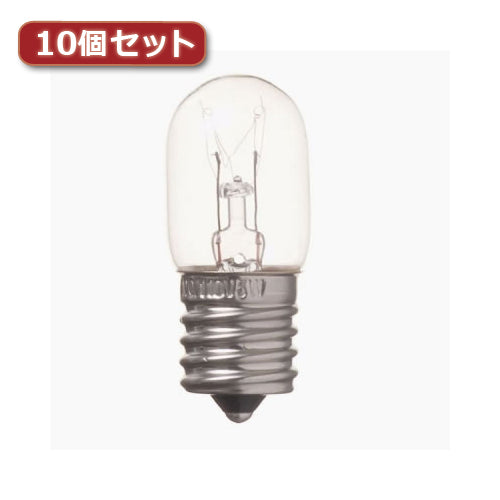YAZAWA ナツメ球 T20 E17 5W クリア10個セット T201705CX10