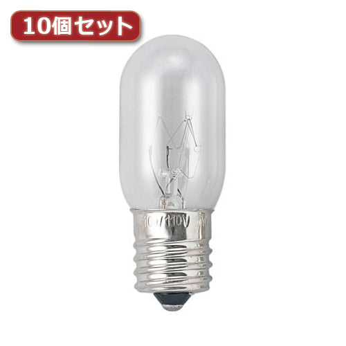 YAZAWA ミシン球 T22 E17 20W クリア10個セット T221720CMISINEX10