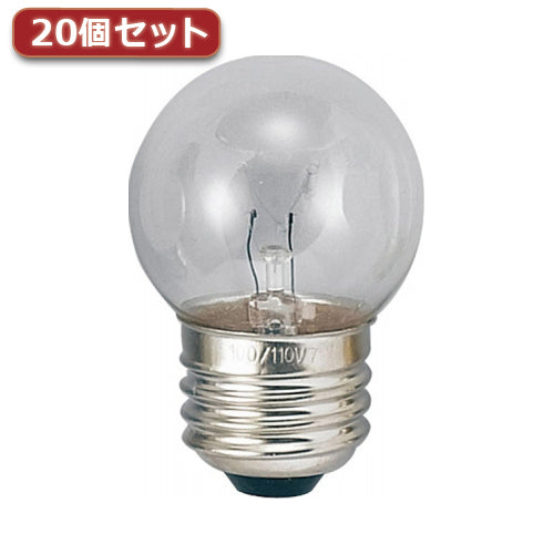 YAZAWA ベビーボール球 G40 E26 40W クリア10個セット G402640CX10