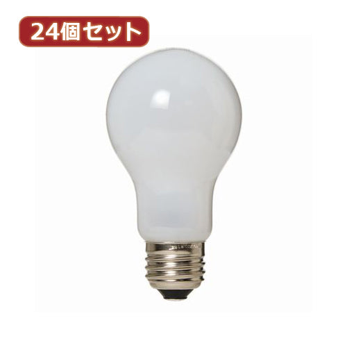 YAZAWA 24個セット 長寿命シリカ100W形 LW100V100WWLX24
