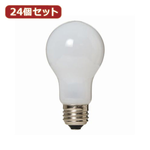 YAZAWA 24個セット 長寿命シリカ20W形 LW100V20WWLX24
