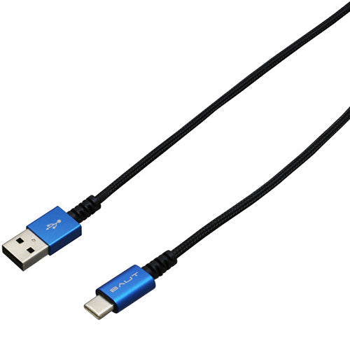 BAUT PREMIUM Type-C/Type-A Cable 3A 1m BL BUSACAN100BL