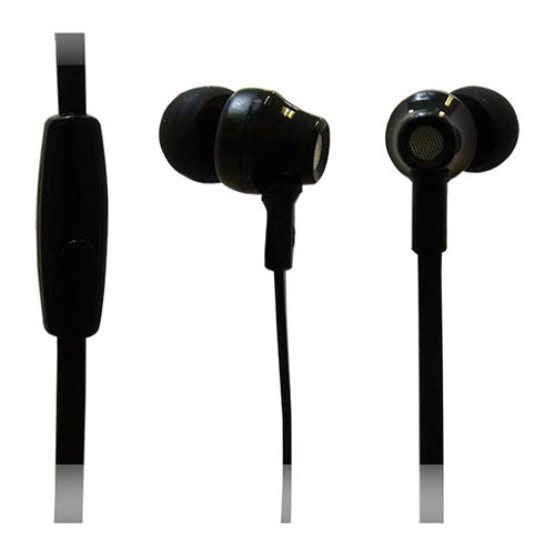 BAUT iPhone/Smartphone用ステレオイヤホンマイク付フラット BSEM04BK