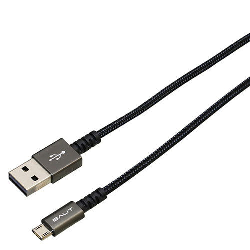 BAUT PREMIUM両面microUSBケーブル 2A 1.0m GM BUSMRAN100GM