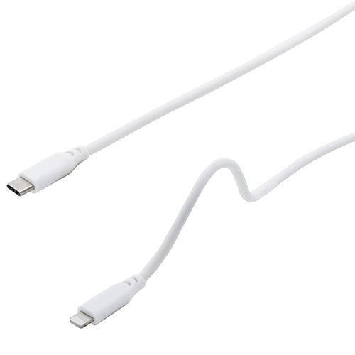 BAUT マシュマロLightning/Type-Cケーブル 1.0m WH BUSSCL100WH