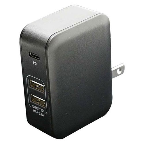BAUT PD対応Type-C/2USBポートAC充電器30K BAC1C2UPD30K