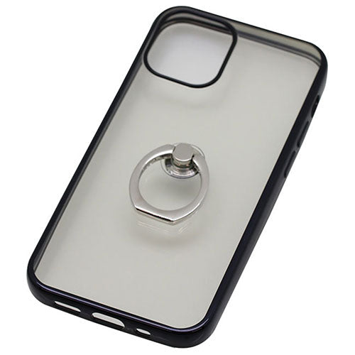 BAUT iPhone 12 mini用リング付ケースメッキBK BJI2001BK
