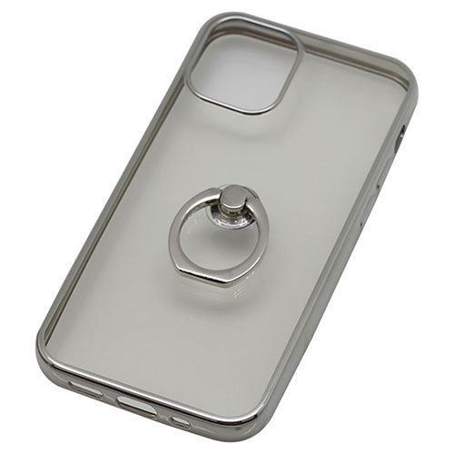 BAUT iPhone 12 mini用リング付ケースメッキSV BJI2001SV
