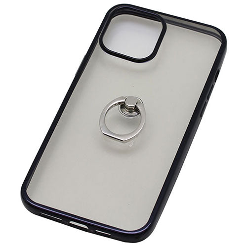 BAUT iPhone 12 Pro Max用リング付ケースメッキBK BJI2007BK