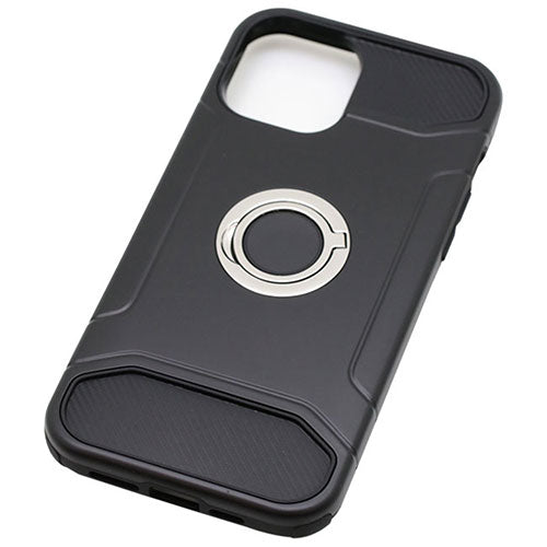 BAUT iPhone 12 Pro Max用リング付ケース耐衝撃BK BJI2009BK