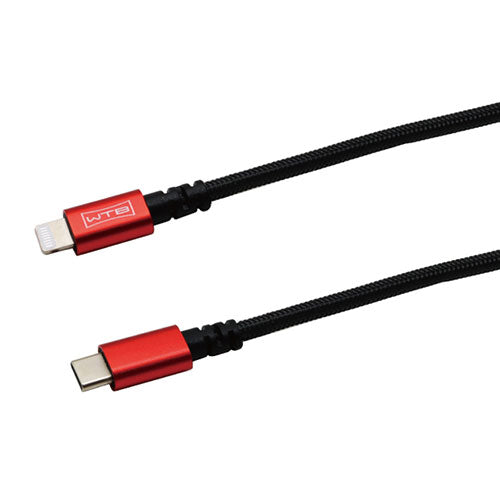 wantobe USB Type-C to LightningケーブルプレミアムRD WCLCAN100RD