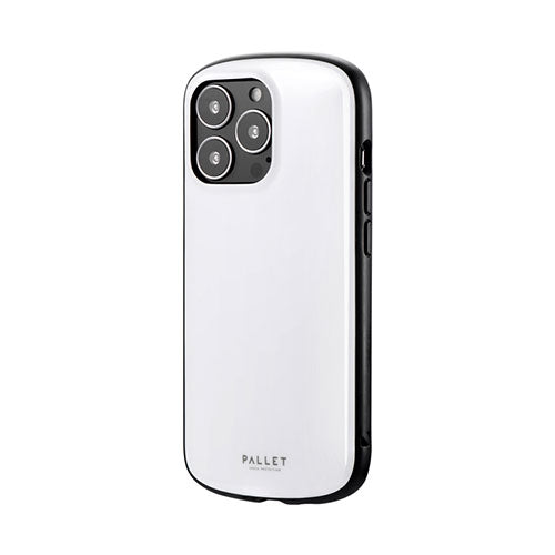 LEPLUS iPhone 13 Pro 超軽量・極薄・耐衝撃ハイブリッドケース「PALLET AIR」 ホワイト LP-IP21PLAWH