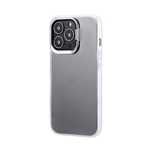 LEPLUS iPhone 13 Pro スタンド付耐衝撃ハイブリッドケース「SHELL STAND」 フロストホワイト LP-IP21SHSWH