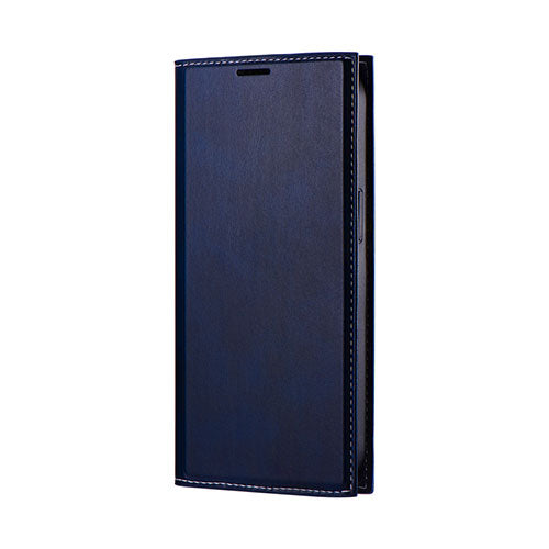 LEPLUS iPhone 13 Pro 薄型PUレザーフラップケース「PRIME」 ネイビー LP-IP21PRINV