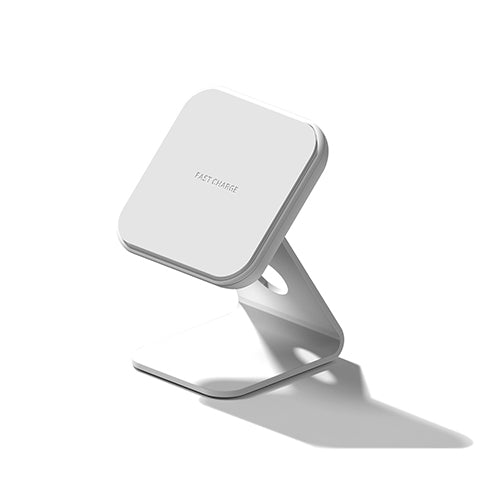 STAND:ON 2WAYミニワイヤレス充電器 スノーホワイト WS-STAND-SW