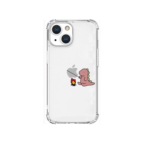 AKAN ソフトタフケース for iPhone 13 mini たき火 ピンク AK20949i13MN