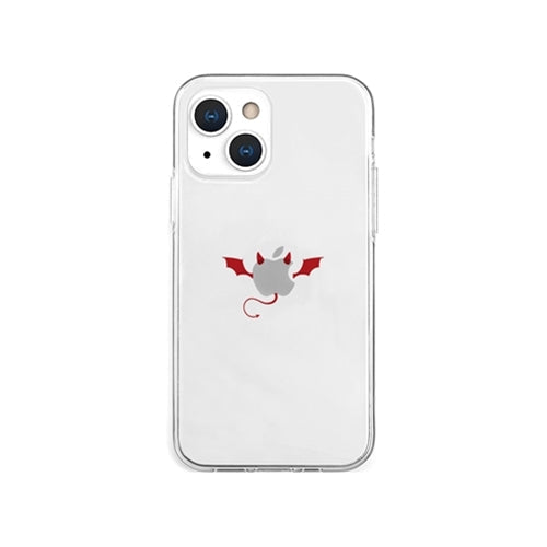 AKAN ソフトクリアケース for iPhone 13 mini 悪魔 AK20967i13MN
