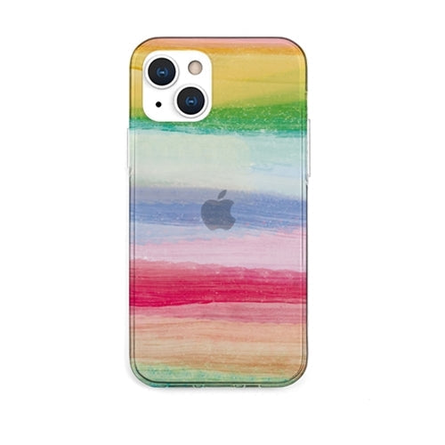 AKAN ソフトクリアケース for iPhone 13 海の波 トロピカル AK20987i13