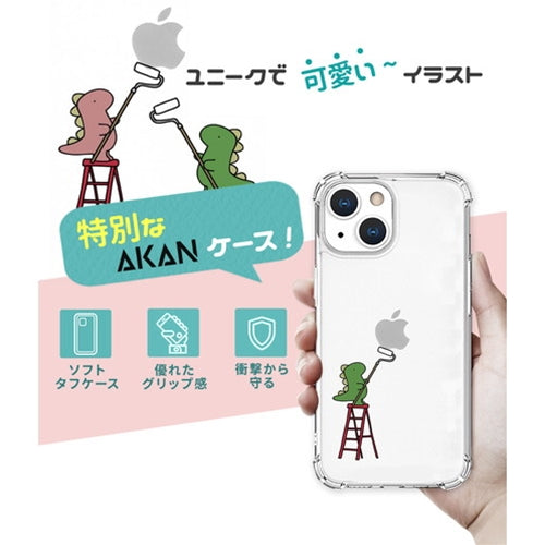 AKAN ソフトタフケース for iPhone 13 Pro ペインティング グリーン AK21000i13P