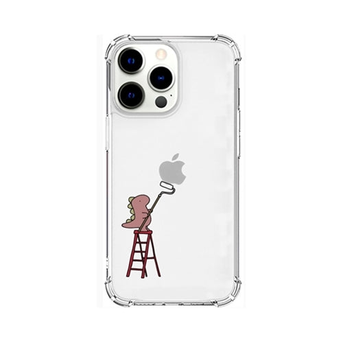 AKAN ソフトタフケース for iPhone 13 Pro ペインティング ピンク AK21001i13P